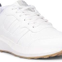 Sports & Gym Shoes with Eva Sole Sneakers Lightweight Shoes for Womens & Girls White-image-8