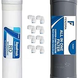 Fenzora RO Water Filter Kit with Zinc & Copper Alkline | Multi-Stage Purifier | 100 GPD RO Membrane | Removes TDS, Chlorine, Rust | Alkaline Antioxidant Mineral Water | 11,000L Life |-image-59