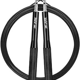 De Jure Fitness Aluminium Skipping Rope for Men and Women Jumping Rope With Adjustable Height Speed Skipping Rope for Exercise, Gym, Sports Fitness Adjustable Jump Rope-image-31