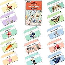 Curious Cub Brain Boosting Flash Cards for Babies & Infants | Flash Cards for Babies 6 Months to 3 yrs |Set of 180 Extra Large Flashcards for Visual Stimulation & Early Brain Development-image-59