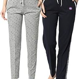 Women Cotton Blended Regular Fit Track Pants(Pack of 2)-D1__PRT__1Mlg__D5__NVY__02-P-image-7