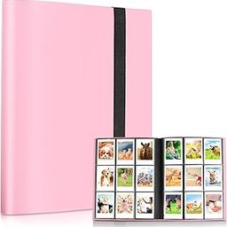 conery Photo Album with 432 Pockets,for Polaroid Camera, for Fujifilm Instax Mini 11 90 70 9 8+ 8 LiPlay Instant Camera Train Movie Ticket Card Collection Book Storage Book(Pink)-picture-11