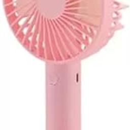 Mini Portable USB Hand Fan Built-in Rechargeable Battery Operated Summer Cooling Table Fan with Standing Holder Handy Base For Home Office Indoor Outdoor Travel (Multi color)-11