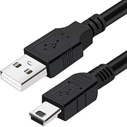 FEDUS (Black, 3m USB Charger Cable USB 2.0 A to Mini 5 pin B Cable for External HDDS/Camera/Card Readers [video game]-17