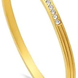 palmonas Diamond Allure Bangle Bracelet for Women - Gift for Girls & Women | Waterproof & Anti-Tarnish Bracelet-picture-48