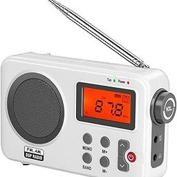 MYADDICTION Portable AM LCD Display Big Speaker Earphone Plug for Gift Home Office | Portable Audio & Headphones | Portable AM/FM Radios | consumerelectronics-16