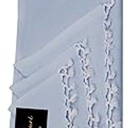 Bhagalpuri Chadar Soft Dull Chadar AC Comforter/Duvet/Andi Large Size (260x135 cm / 8.5x4.5 feet) 550gm, Cotton, Solid (2 Ply Light Blue)-18