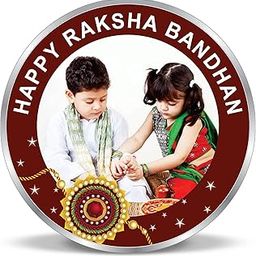 BIS Hallmarked Personalised Happy Raksha Bandhan 999 Pure Silver Coin By Acpl-image-75