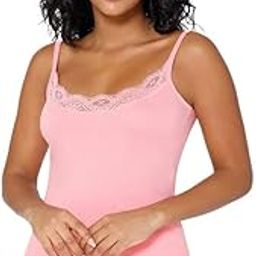 Intimacy Cotton Slip Lace Spaghetti Slip Camisole for Women with Thin Straps - Soft & Breathable Everyday Wear Camisole Slip for Women-image-30