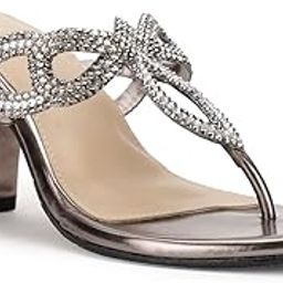 Womens PAIGE THONG Heels, Grey, (7712330)-image-113
