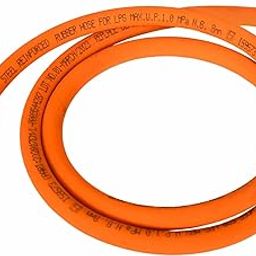 SURAKSHA Reinforced Steel Wire Lpg Hose-Gas Pipe 1.5 MTR Long With Clamp-image-64