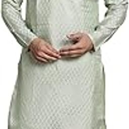 Men Silk Blend Floral (Since 1958 Celebrate in Style Kurta & Churidar Set for Every Occasion-image-2