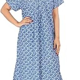 Women's Pure Cotton Floor Length Nighty-image-24