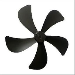 5 Leaf Plastic Fan Blade Blade Size: 12 inch Black Colour Hole Dia:8mm-24