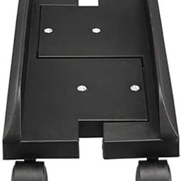 Alexvyan Adjustable Computer Tower Stand, CPU Stand with 4 Rolling Caster Wheels Fits Most PC Under Desk, Ventilated Under Desk PC Tower Holder for Office,Gamers-30