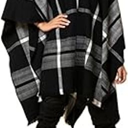 Women Ebony & Ivory Cape (Black/White_Free Size)-image-47