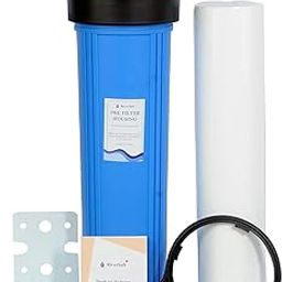 MADHAR PURITY Sediment Filter Assembly ASP-20-HV1, 20 inch Spun Cartridge, 1 Micron, 1 inch Inlet/Outlet, Blue-picture-43