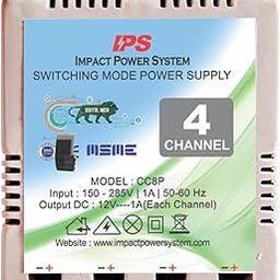 Generic IPS 4 Channel SMPS for CCTV Power for up to 4 CCTV Cameras (with 1 Year Warranty)-3