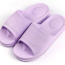 Slipper For Women's Flip Flops Massage Fashion Slides Open Toe Non Slip Pink-7-8 UK-55