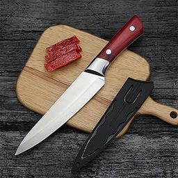 Oicia 6.6-Inch Japanese Chef Knife, Chopping Knife High Carbon Stainless Steel Kitchen Knives, Japanese Super Steel Sharp Chef's Knives with Ergonomic Handle for Chopping Slicing (Pack of 1)-image-20