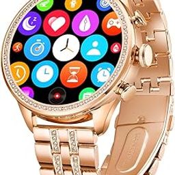 PunnkFunnk Gen 9 Bluetooth Calling Smart Watch Spically Made for Girl & Women 5 Days Battery 100+ Watch Faces Smartwatch (Rose Golden Strap 1.6 Inch Full Sunlight Proof Display)-25