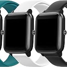 Smart Watch Bands for ID205L/ID205/ID205U/ID205S/ID215G/ID216 Smart Watch Soft Silicone Waterproof Adjustable Replacement Band for Willful Yamay Blackview Letcom Letfit-23