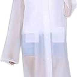 Women's/Girl Rain Coat/Rain Wear Absolute Comfortable and Made with 100% Water Proof Material (Size: Universal,Color-White)-34