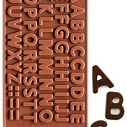 Glamaxy Silicone Alphabets Shape Chocolate Mould Jelly Candy Mold | Cake Baking Mold | Bakeware Chocolate Moulds, 11 Cm-image-22