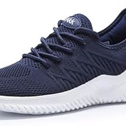 Womens Walking Tennis Shoes - Slip On Memory Foam Lightweight Casual Sneakers for Gym Travel Work-image-34