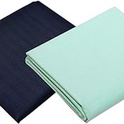 MEN'S Cotton Shirt & Poly-Viscose Trouser Fabric Combo Set-image-69