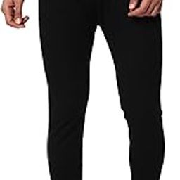 Black Cotton, Viscose and Polyester Super Combed Cotton Rich Fabric Full Sleeve Thermals Men Botton Innerwear-picture-14