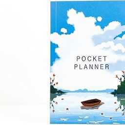 FACTOR NOTES Undated Planner: 12 Months Organizer|Monthly & Weekly Layouts|Pocket Size (Ripples Under The Sky)-image-32