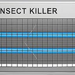 Electric Insect Killer 2.2 Feet 48W UV Light Pest Control Device with Metal Grid, Silver-image-27