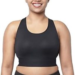 Women's Polyester Lightly Padded Wire Free Modern Sports Bra-19