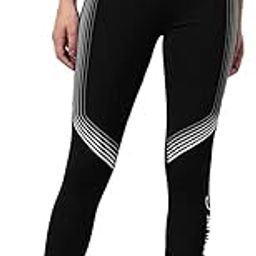 Polyester Regular Fit Active Wear Leggings for Womens-image-18