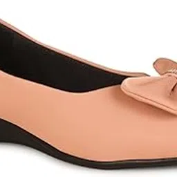 commander shoes casual formal bellies for Girls and Women (718 Peach 8UK)-picture-10