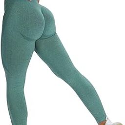 XL Green Skinny Fit Yoga Pants Gym wear Leggings Ankle Length Workout Active wear | Stretchable Workout Tights | High Waist Sports Fitness for Girls & Women- Nylon Fiber & Spandix-image-51