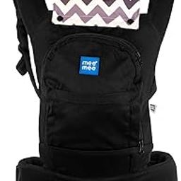 Mee Mee Cuddle Up Baby Carrier with Padded Waistbelt (Black)-image-53