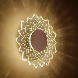 Lamp master 3-in-1 LED Sunflower Wall & Ceiling Light - Creative Acrylic Decorative Wall Light, Modern Wall Sconce for, Bedroom, Living Room, Gifts, Kids Room, Vanity Light, Bathroom, Hallway-image-56