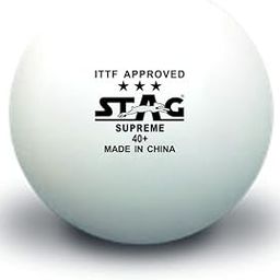 STAG Plastic High Performance 3 Star Supreme Table Tennis(T.T)Balls|Advanced 40+Mm Ping Pong Balls For Training,Tournaments And Recreational Play|Durable For Indoor/Outdoor Game - White(Pack Of 12)-image-58