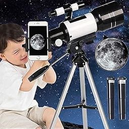 Citaaz Telescopes for Adults, 70mm Aperture and 700mm Focal Length Professional Astronomy Refractor Telescope for Kids and Beginners - with EQ Mount, 2 Plossl Eyepieces and Smartphone Adapter-picture-29