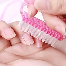 ZAUKY Nail Brush Hand Finger Toe Nail Cleaning Brush Manicure Pedicure Tool Pack of 1(Multicolor)-24