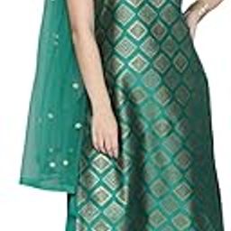Dupatta For Women - Net Zari Sequence Butti Embroidered Shiffly Bordered Dupatta, Traditional, Ethnic Wear-11