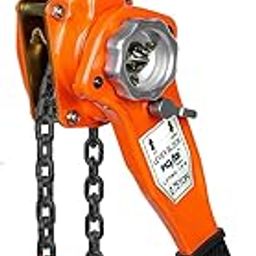 VOLTZ 0.75 Ton Rachet Lever Hoist 3/4Ton Chain Block Lever Hoist 1.5mtr/5ft-10