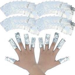 NAILWIND Nail Polish Remover Gel Sheets Acetone Free, Nail Foil Wraps Gel Polish Remover Foils Acrylic Tin Soak Off Pads with Pre-attached Lint-free for Women Girls Home and Salon Use, 200 Count-picture-48