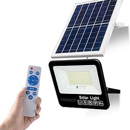 Homehop Solar Wall Lights for Outdoor 120 watt Waterproof Flood Lamp for Garden, Balcony, Pathway, Garage, Step, Auto on Off with Remote(Cool Light-ABS)-image-48