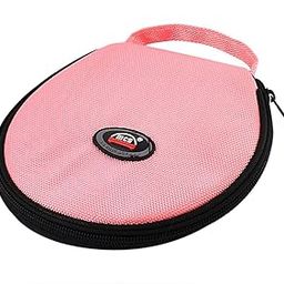 3NH® Round Shaped CD DVD Holder Storage Bag Case 20 Pieces Disc Pink-image-17