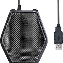 Movo MC1000 USB Desktop Conference Computer Unidirectional Microphone with 180 20 Pickup Range for Windows Mac - Plug Play (Black)-image-46