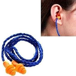 G-TRADE Reusable Hearing Protection Water Sports Swim Swimming Soft Silicone Corded String Ear Plugs with Rope for Multiple-Use (Multicolour)-35