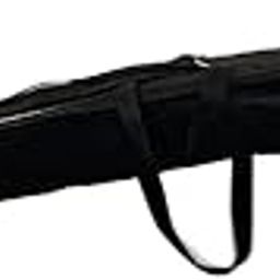 Sitar Soft Rexin Cover/Bag/Case with Foam Padding and Beautiful Velvet (NOT for Tanpura), Black-image-75